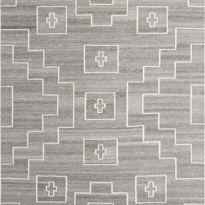 Cuzco Performance Handwoven Grey Area Rug 8'x10'