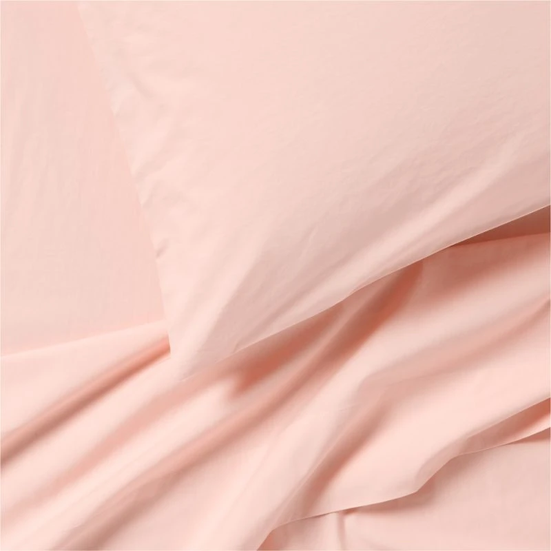 Cozy Cloud Elegant Pink Organic Cotton Kids Queen Sheet Set
