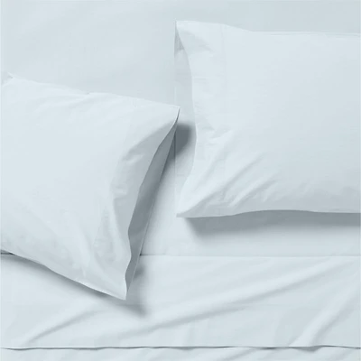Cozy Cloud Sky Blue Organic Cotton Kids Queen Sheet Set