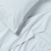 Cozy Cloud Sky Blue Organic Cotton Kids Queen Sheet Set