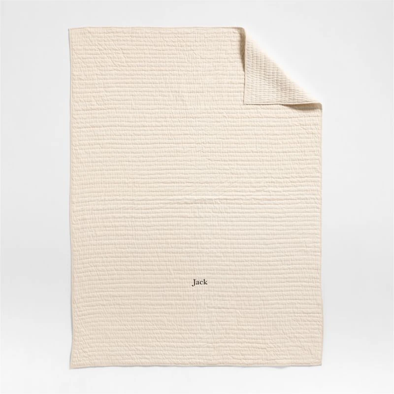 Cozy Cloud Washed Organic Undyed Cotton Kids Full/Queen Quilt