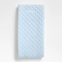 Cozy Cloud Sky Blue Washed Organic Cotton Baby Changing Pad Cover