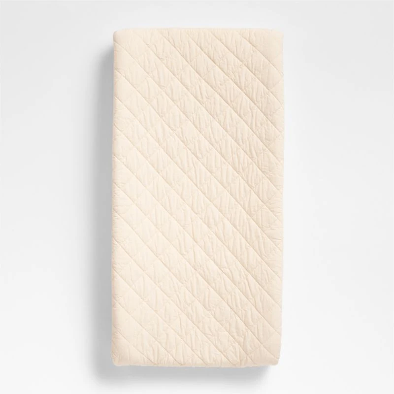 Cozy Cloud Washed Organic Undyed Cotton Baby Changing Pad Cover