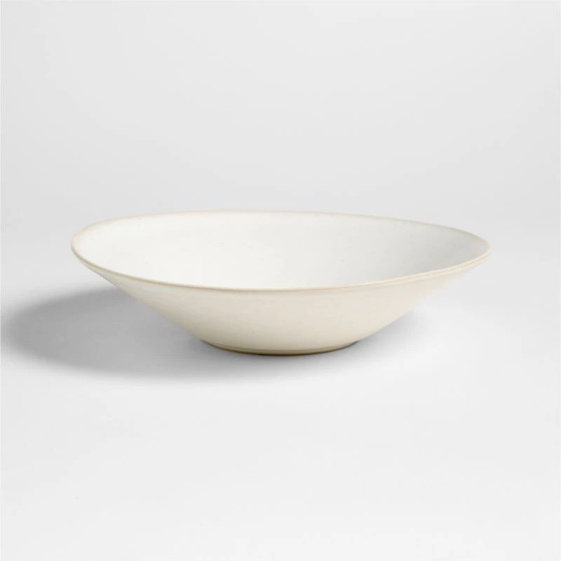 Basel Recycled Stoneware Shallow Serve Bowl by Daniel Humm