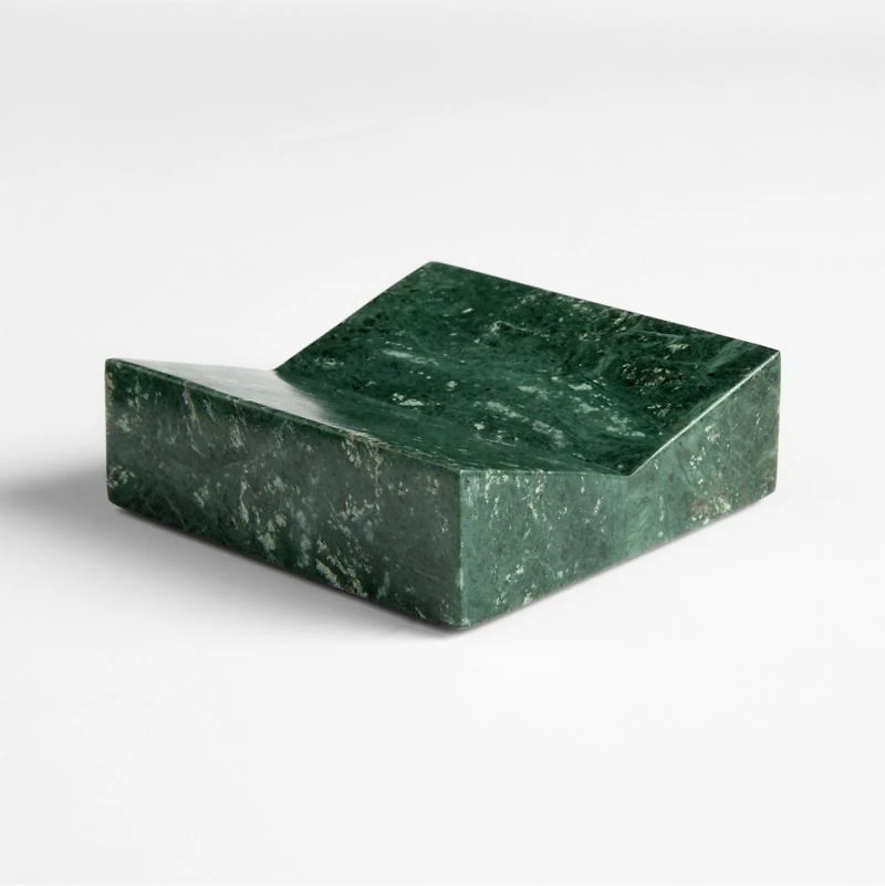 Geneve Green Marble Spoon Rest by Daniel Humm