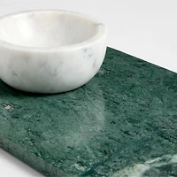 Geneve Green Marble Serving Board & Bowl Set by Daniel Humm