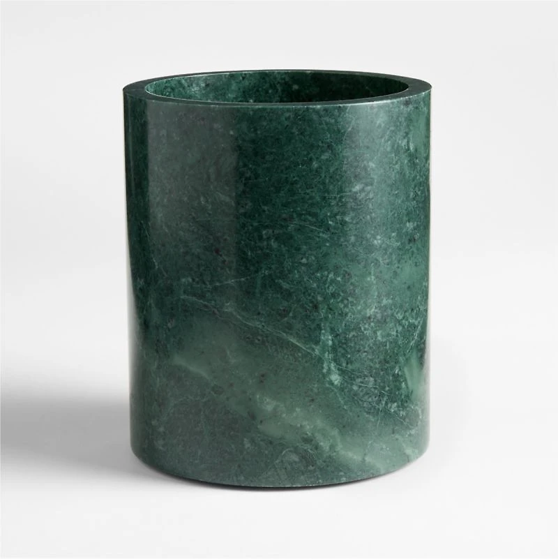 Geneve Green Marble Utensil Holder by Daniel Humm