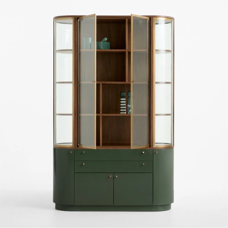 Zurich 52.25" Kombu Green Storage Cabinet by Daniel Humm