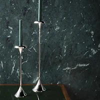 Dipped Duck Green Taper Candles 12", Set of 2