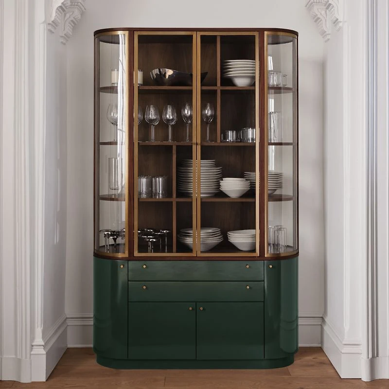 Zurich 52.25" Kombu Green Storage Cabinet by Daniel Humm
