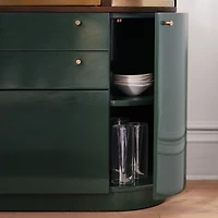 Zurich 52.25" Kombu Green Storage Cabinet by Daniel Humm