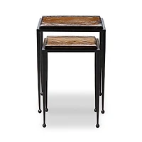 Dalston Amber Nesting End Tables