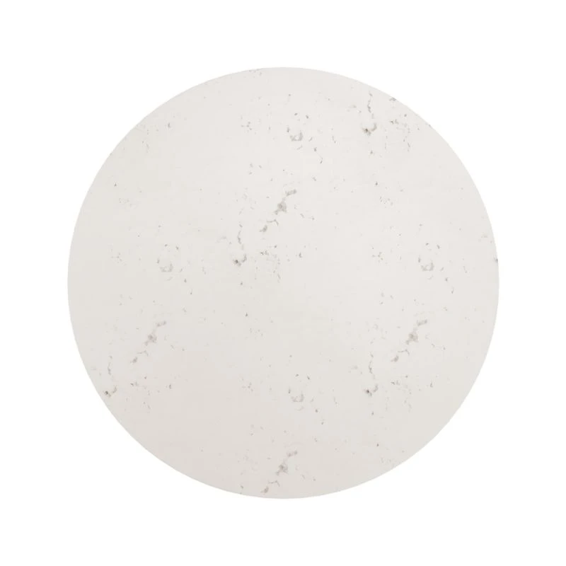 Damen 60" White Marble Top Dining Table