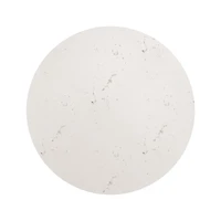 Damen 60" White Marble Top Dining Table