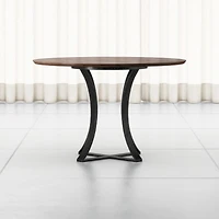 Damen 48" Brown Wood Top Dining Table