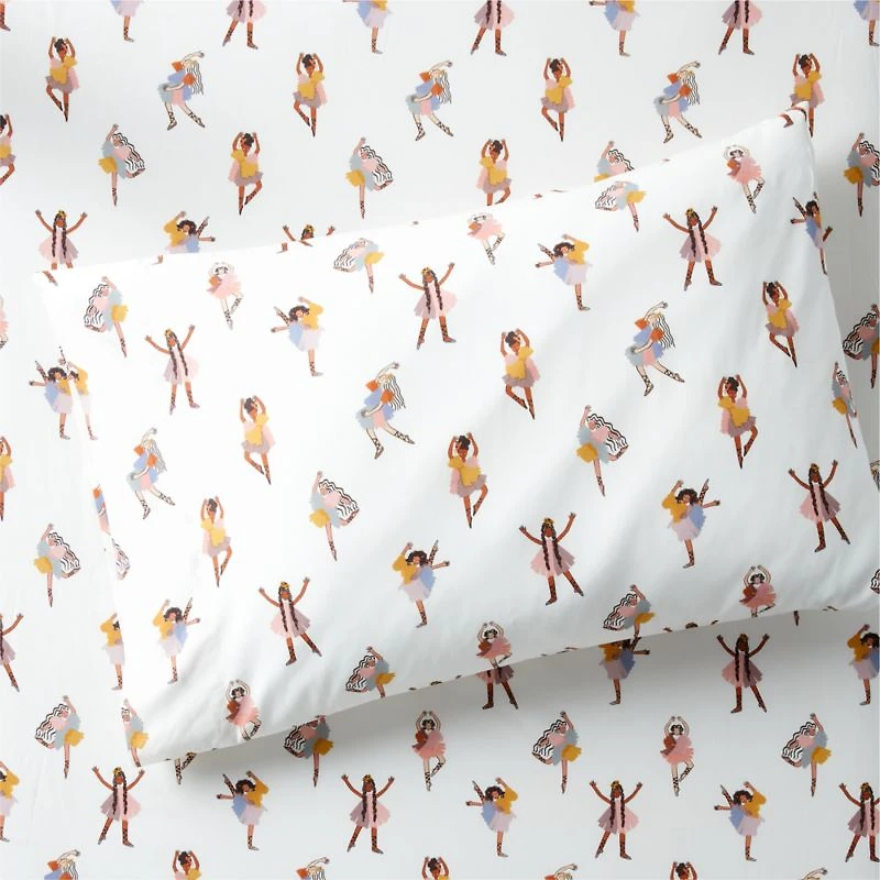 Stay Cool Dancer Organic Cotton Kids Pillowcase