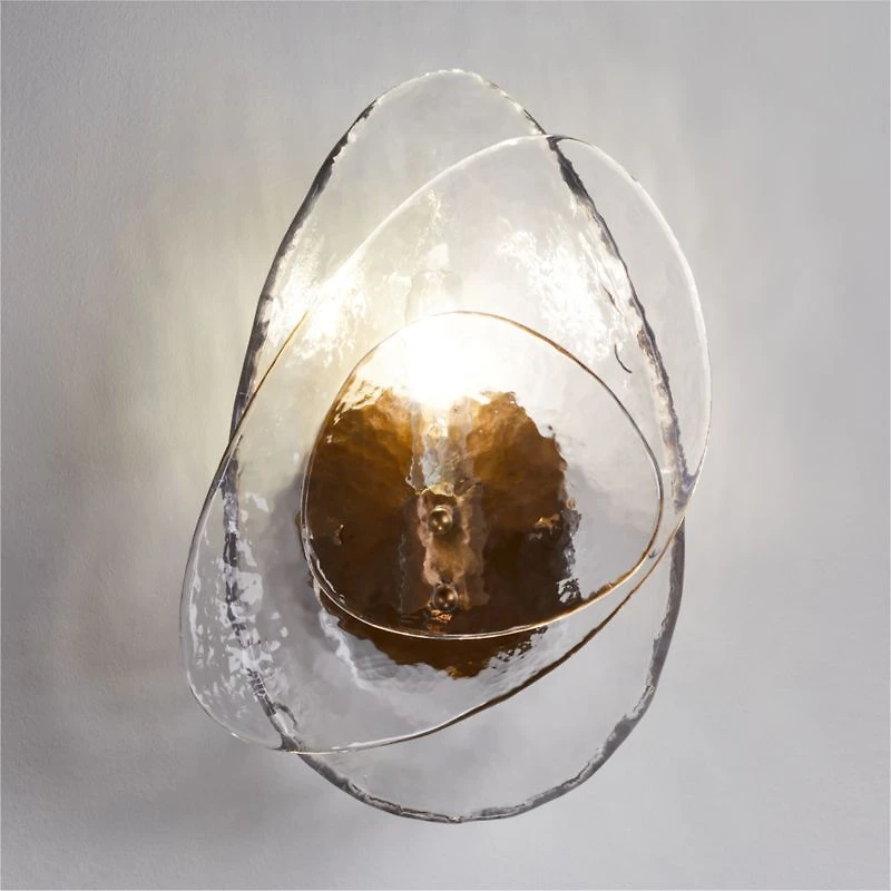 Darya Layered Glass Wall Sconce Light