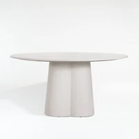 Davenport 60" Round White Dining Table