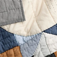 Deep Sea Organic Cotton Baby Crib Quilt
