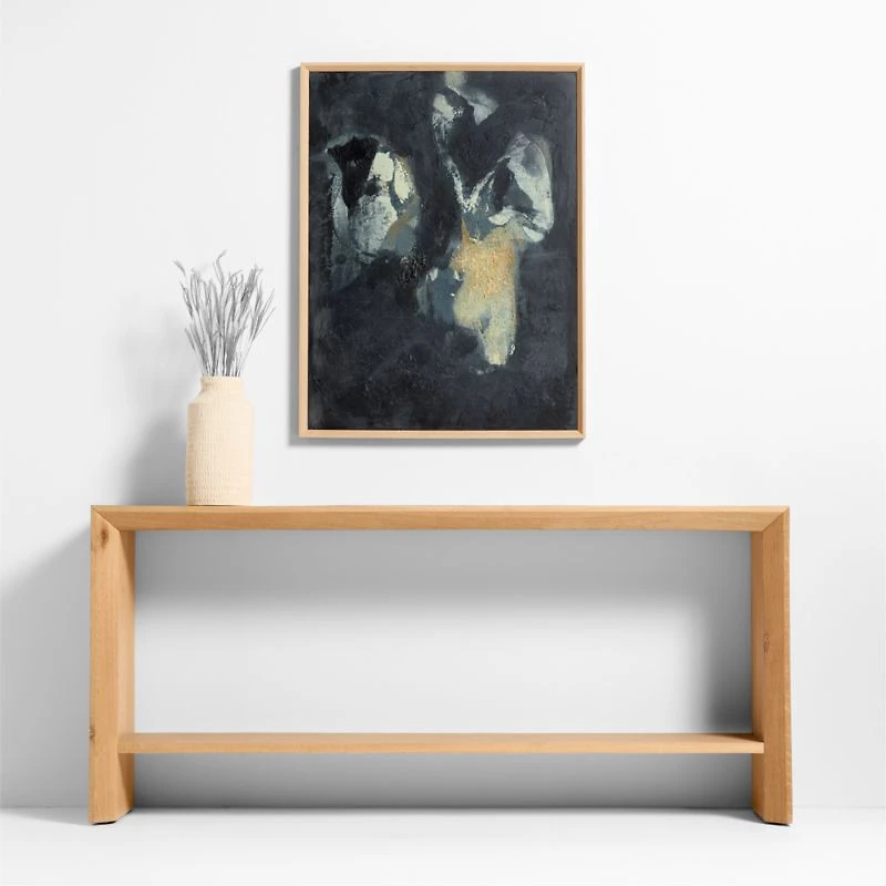 "Deep Shapes" by Joanna Cutri 31.2"x41.2" Framed Wall Art Print