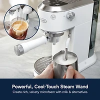 De'Longhi ® Dedica Duo Vanilla White Espresso Machine