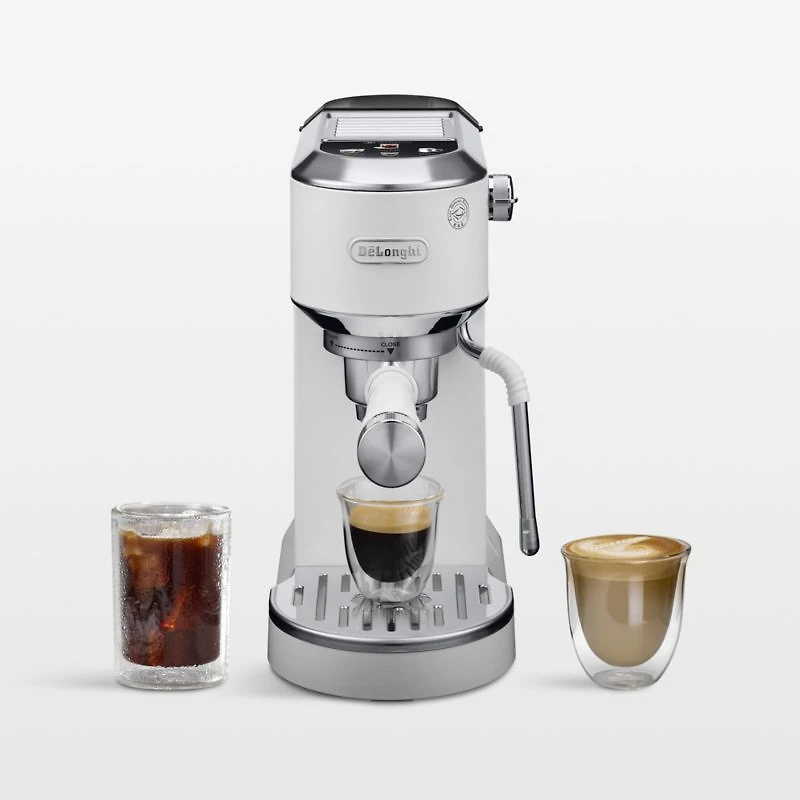 De'Longhi ® Dedica Duo Vanilla White Espresso Machine