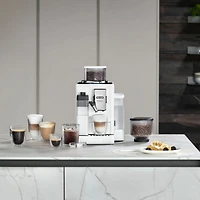De'Longhi ® Rivelia Fully Automatic Espresso Machine in Arctic White