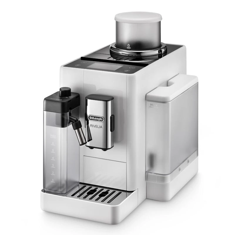 De'Longhi ® Rivelia Fully Automatic Espresso Machine in Arctic White