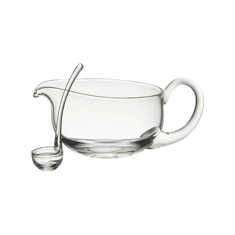 Deluxe Glass Gravy Boat with Ladle