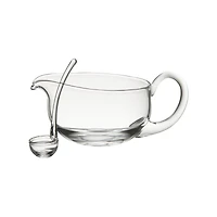 Deluxe Glass Gravy Boat with Ladle