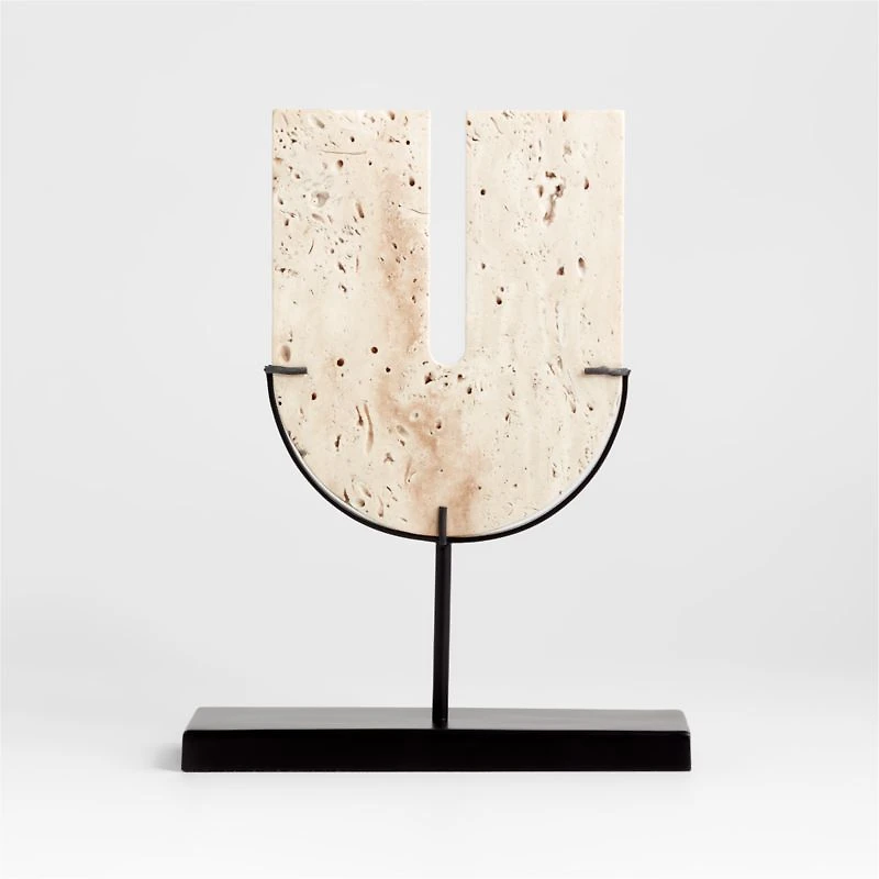 Destan Sandstone Sculpture on Stand 17"