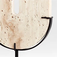 Destan Sandstone Sculpture on Stand 17"