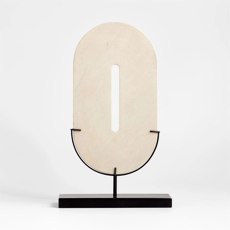 Destan Sandstone Sculpture on Stand 17"