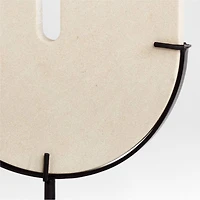 Destan Sandstone Sculpture on Stand 17"