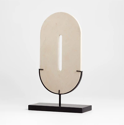 Destan Sandstone Sculpture on Stand 17"