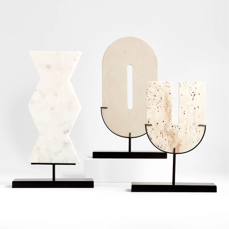 Destan Sandstone Sculpture on Stand 17"