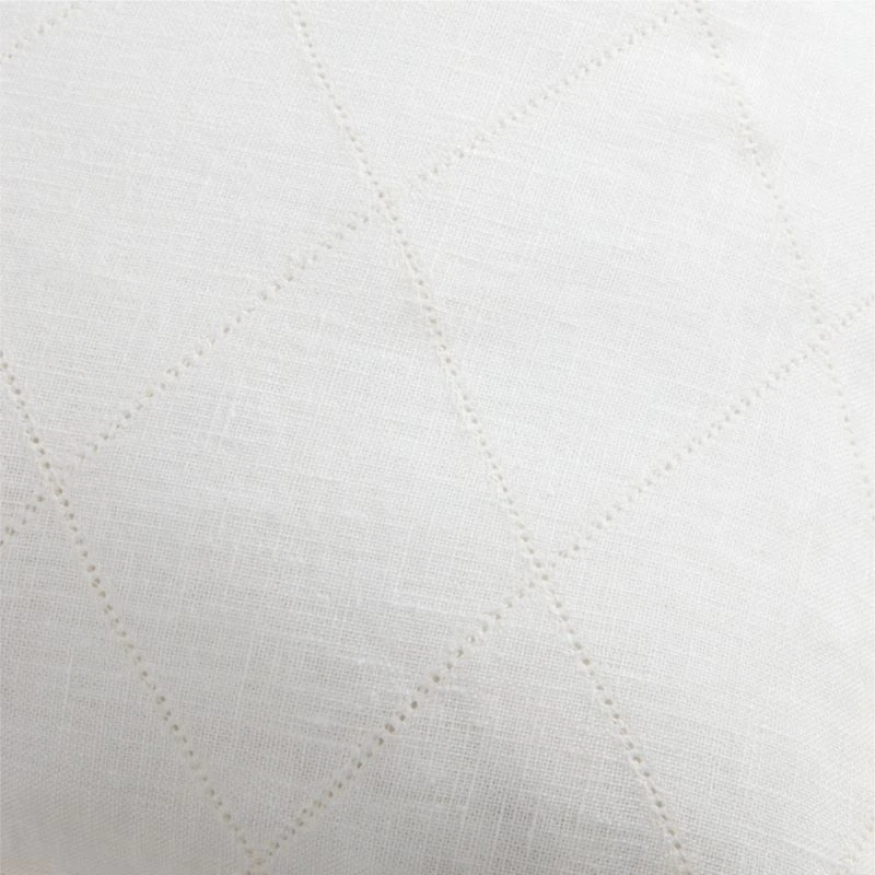 54x20 Diamond Linen White Body Pillow Cover by Jake Arnold