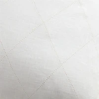 54x20 Diamond Linen White Body Pillow Cover by Jake Arnold