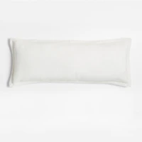 54x20 Diamond Linen White Body Pillow Cover by Jake Arnold