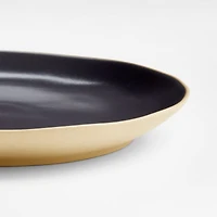 Didi Charcoal Grey Recycled Clay Salad Plate by Eric Adjepong