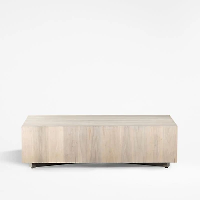 Dillon Ashen Walnut Wood 53" Rectangular Coffee Table