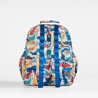 Dreamer Dino Party Medium Kids Backpack with Side Pockets