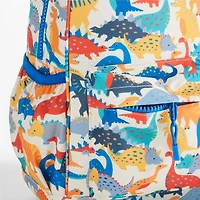 Dreamer Dino Party Medium Kids Backpack with Side Pockets