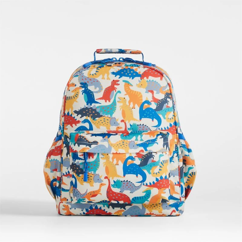 Dreamer Dino Party Medium Kids Backpack with Side Pockets