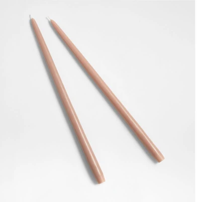 18" Dipped Spice Taper Candles, Set of 2 by Athena Calderone