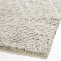 Dolomites Wool Hand-Knotted Silver Grey Area Rug 10'x14'