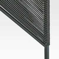 Dorado Black Small Space Outdoor Dining Table