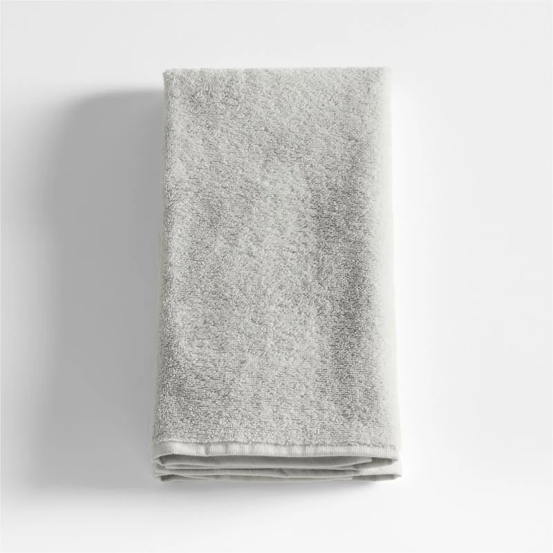 Dorm Turkish Organic Cotton Light Grey Hand Towel