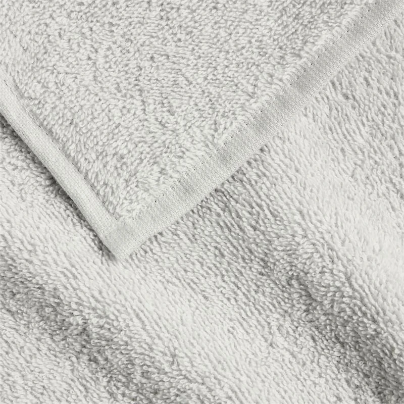 Dorm Turkish Organic Cotton Light Grey Washcloth