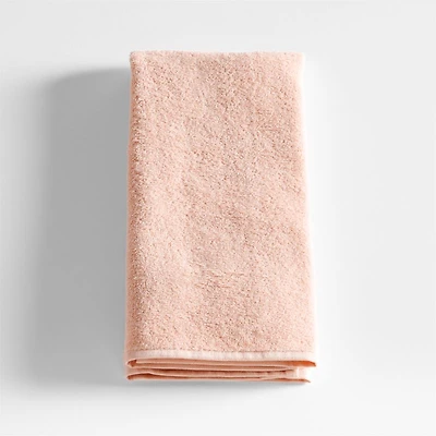 Dorm Turkish Organic Cotton Pale Pink Hand Towel